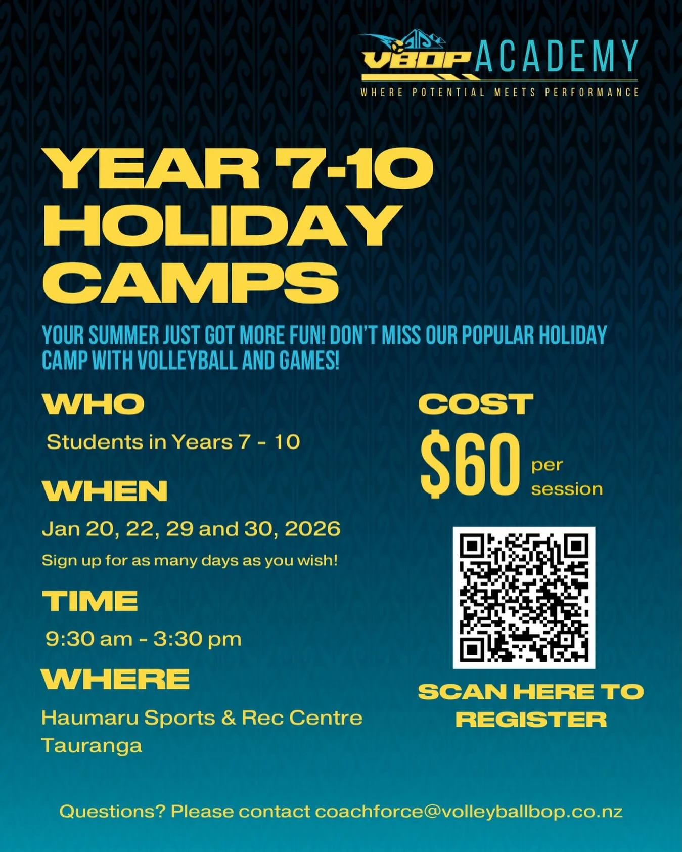 Missed your volleyball crew over the holidays? So did we! 🏐💙💛 

Get back on the courts, catch up with friends, and make some new ones while spiking, diving, and serving your way through the fun. Teamwork + laughs guaranteed! 🙌

Registrations clos