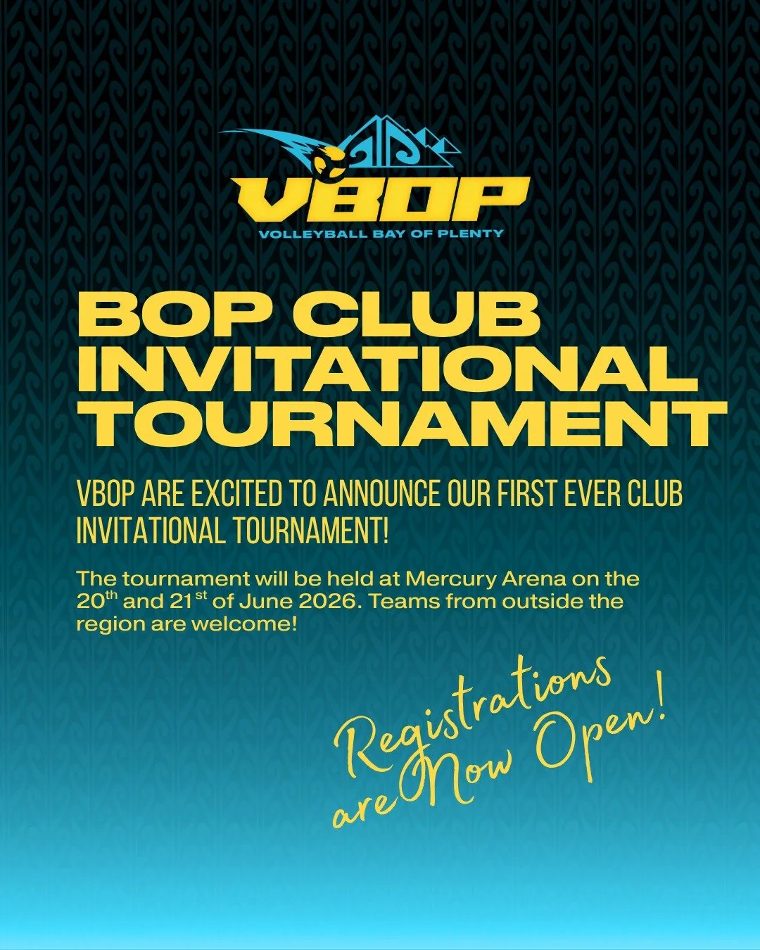 We are hosting our first-ever Club Invitational Tournament on the 20th and 21st of June 2026!

Registrations are now open! Click the link in our bio for more information and to register!