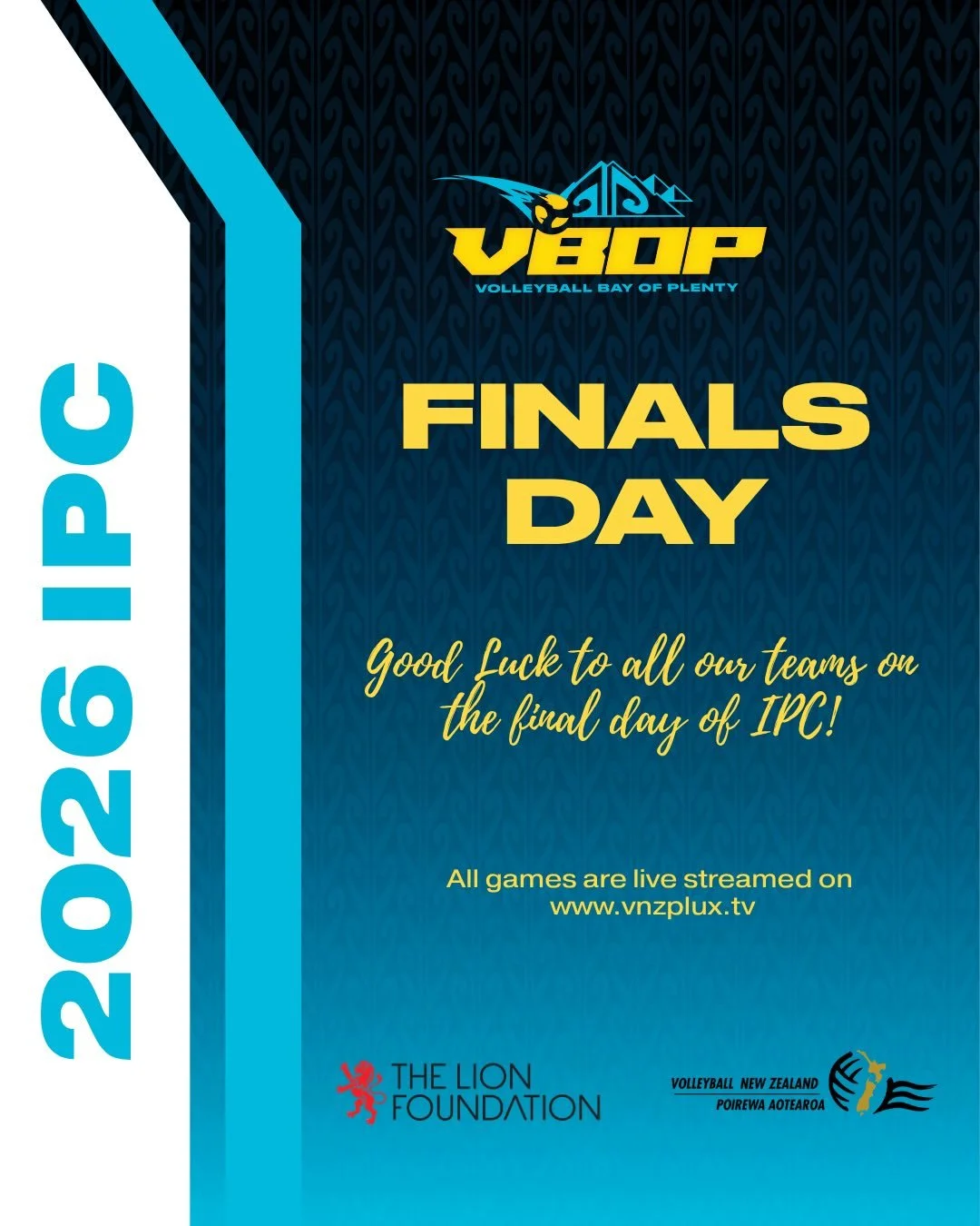 🏐 FINALS DAY 🏐

What an incredible weekend it has been for VBOP at IPC 2026!

Today, our U17 Boys, U17 Girls, U19 Boys, and Senior Men will all take the court with gold medals on the line 🥇🔥

Our U19 Girls will also be battling hard for a bronze 