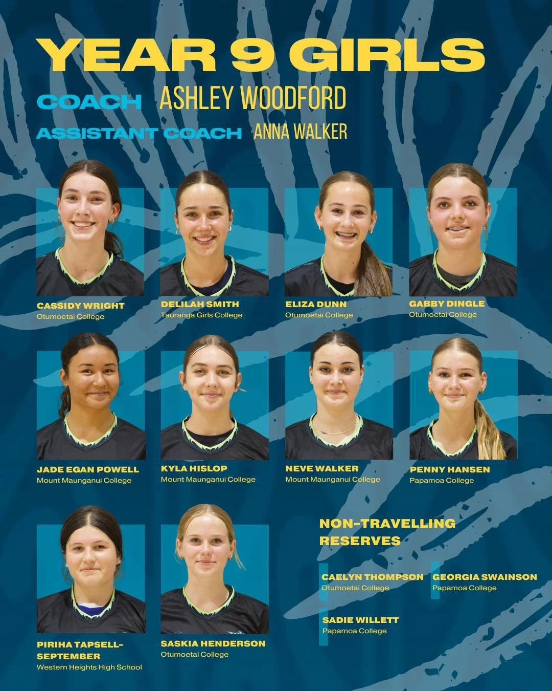 U15 Girls Year 9 - 9th place