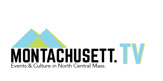 Illustration of a mountain with a television set