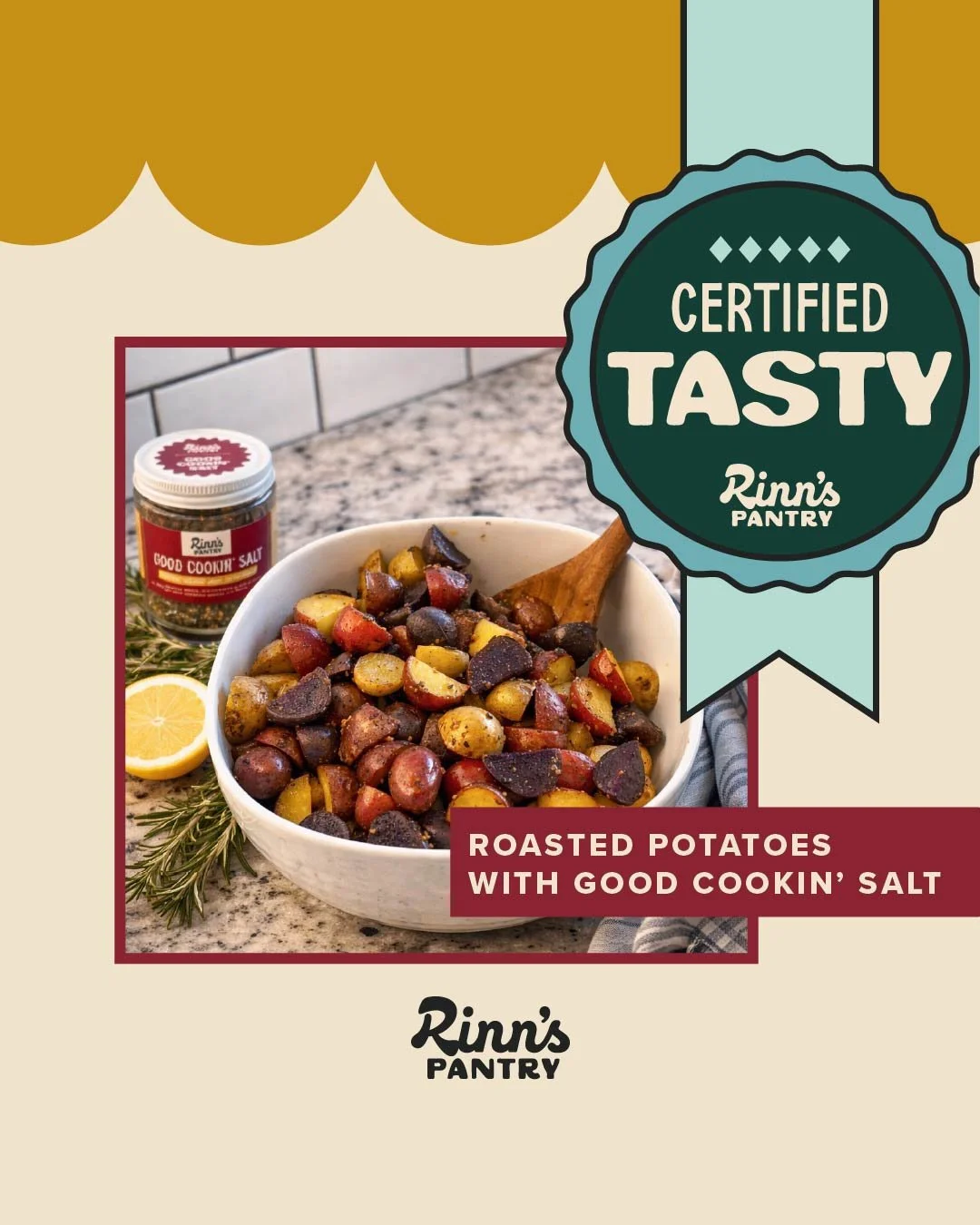 From one of our favorite Taste Buds, Lindsey. So simple and so delicious. Who wouldn't love these?? 

#RinnsPantry #SeasonWithRinns #KitchenMagic #FlavorFirst #Homemade #DinnerMadeEasy #CookWithLove #PantryGoals #SimpleDelicious #EverydayGourmet