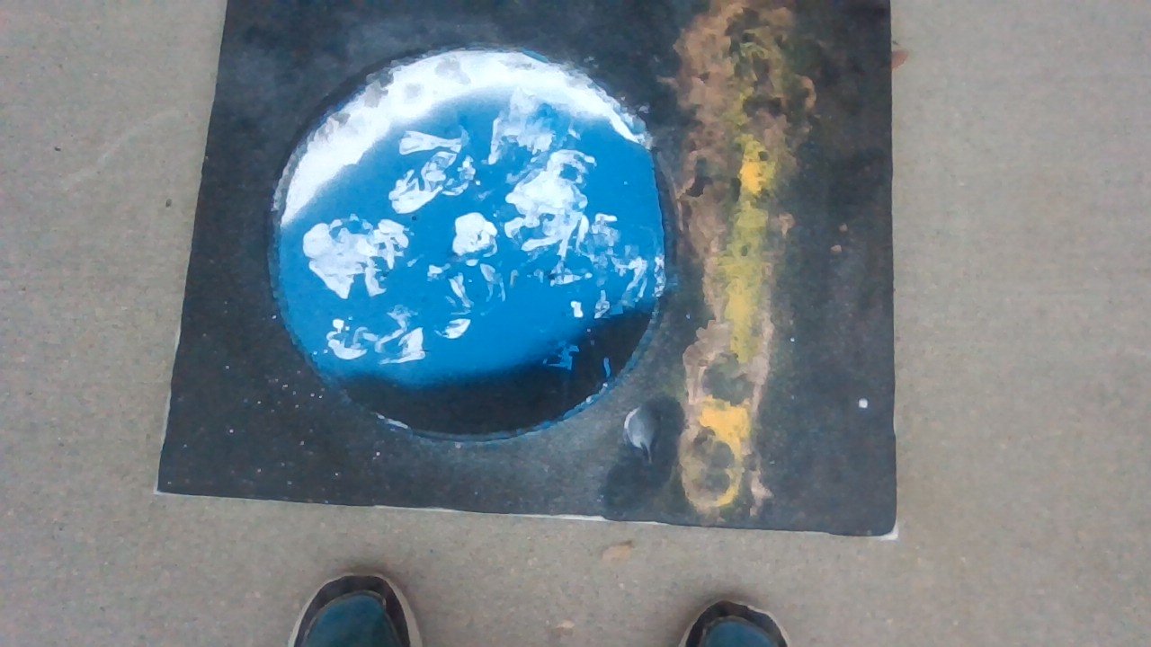 Medium Full Art Blue Planet