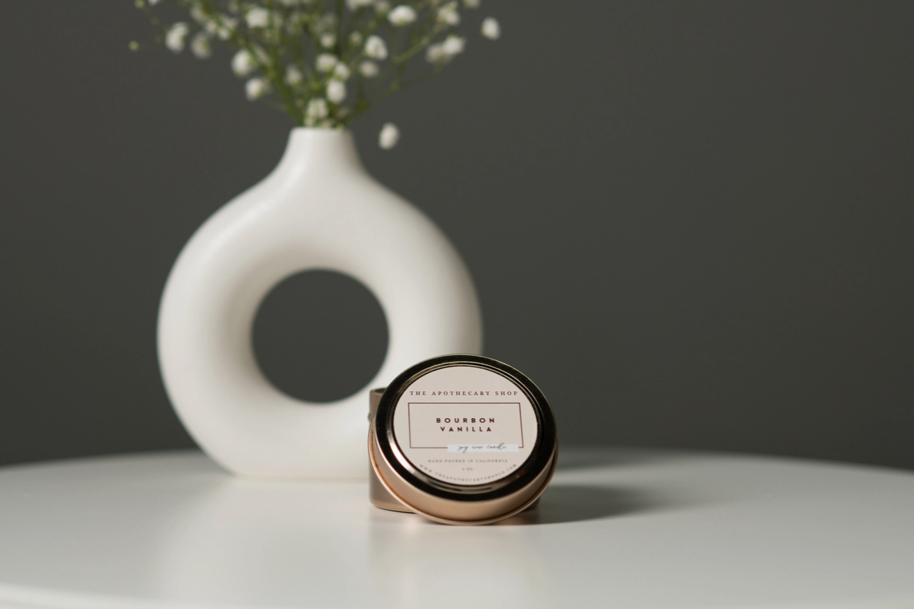 Bourbon Vanilla Soy Wax Candle