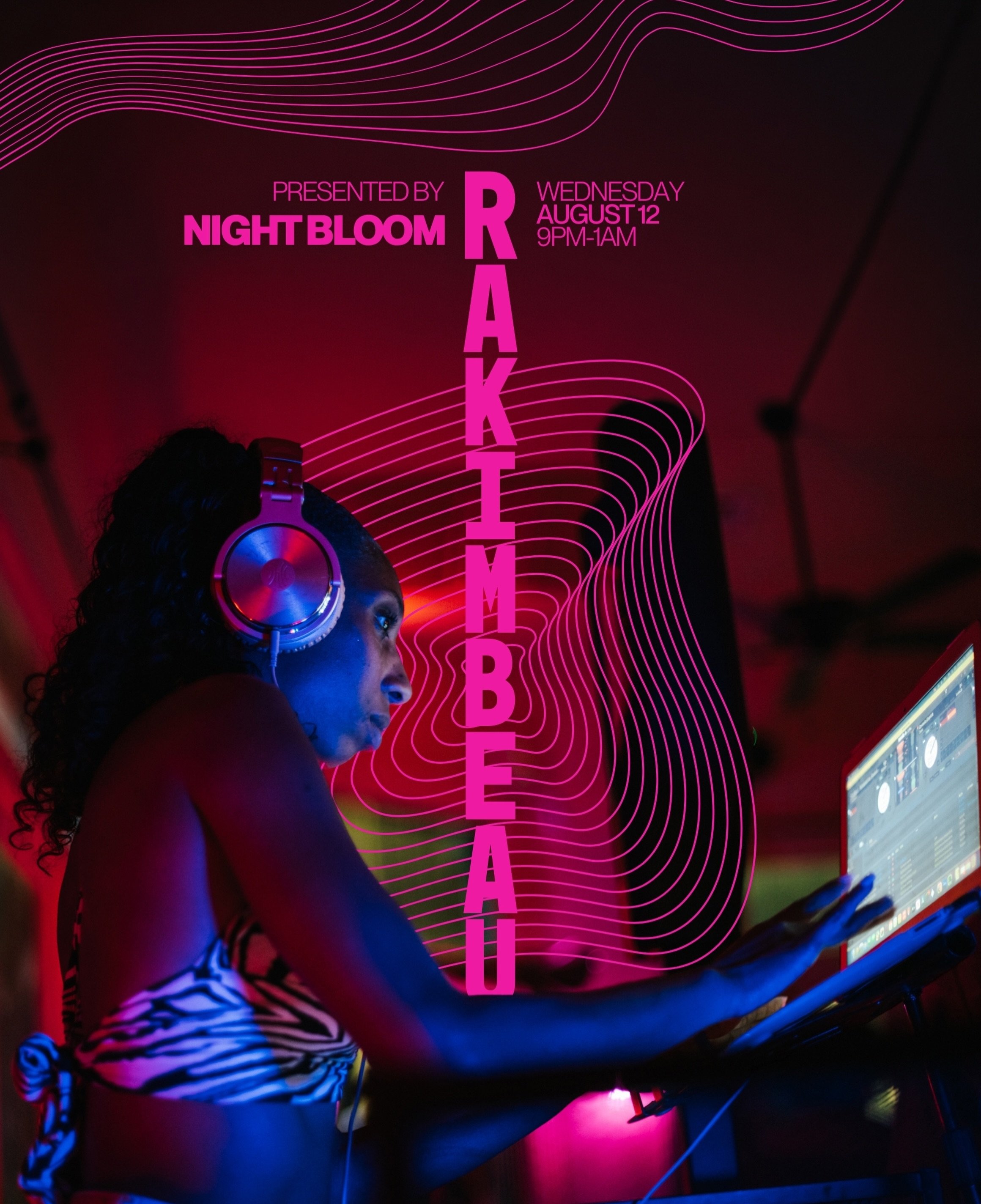 It&rsquo;s on &ndash; @djrakimbeau_ returns to the bloom tonight [Wednesday, 8.12] for another set to raise your vibrational state and support your body + soul.

Lock in, loosen up, and let it all go with another round of drinks and beats, served Nig