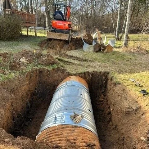 Excavation and grading services for draining projects in Middle Tennessee