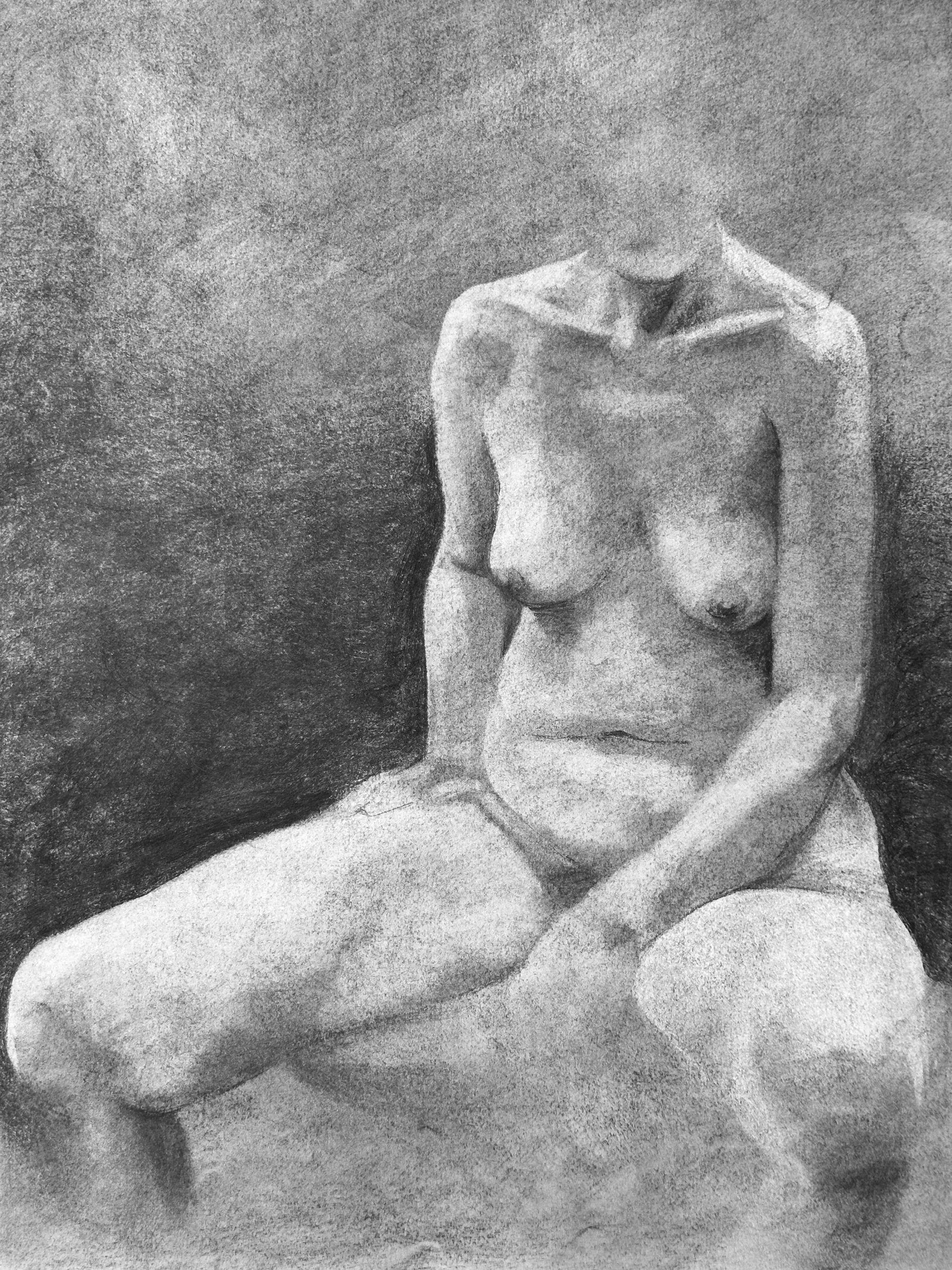 "Untitled"
Charcoal on Paper
2017