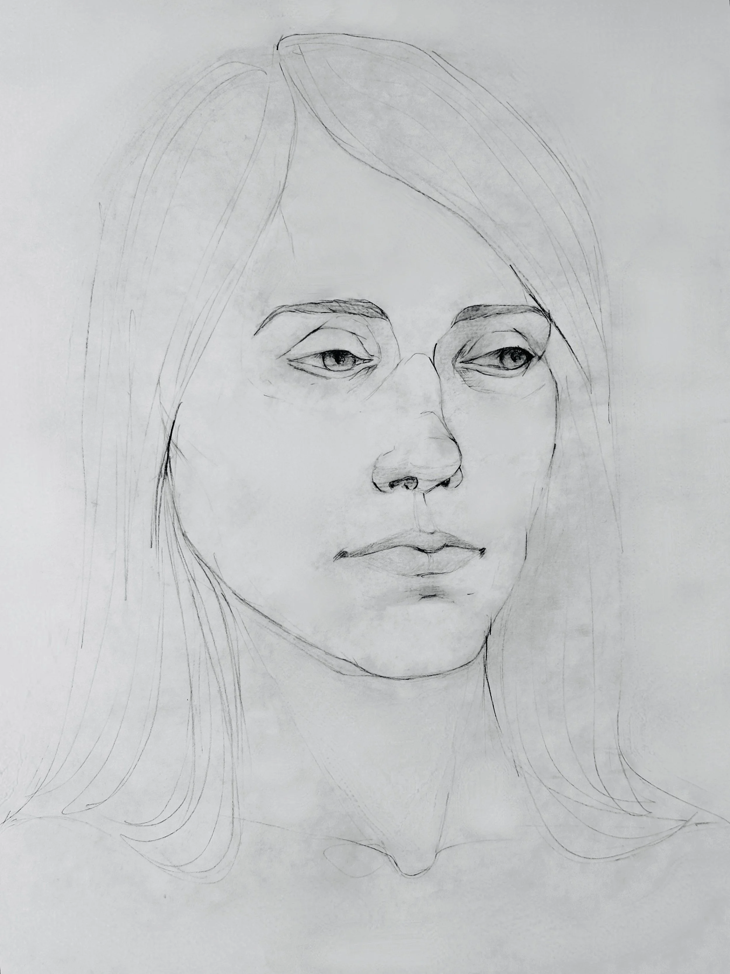 "Anika"
Charcoal on Paper
2010