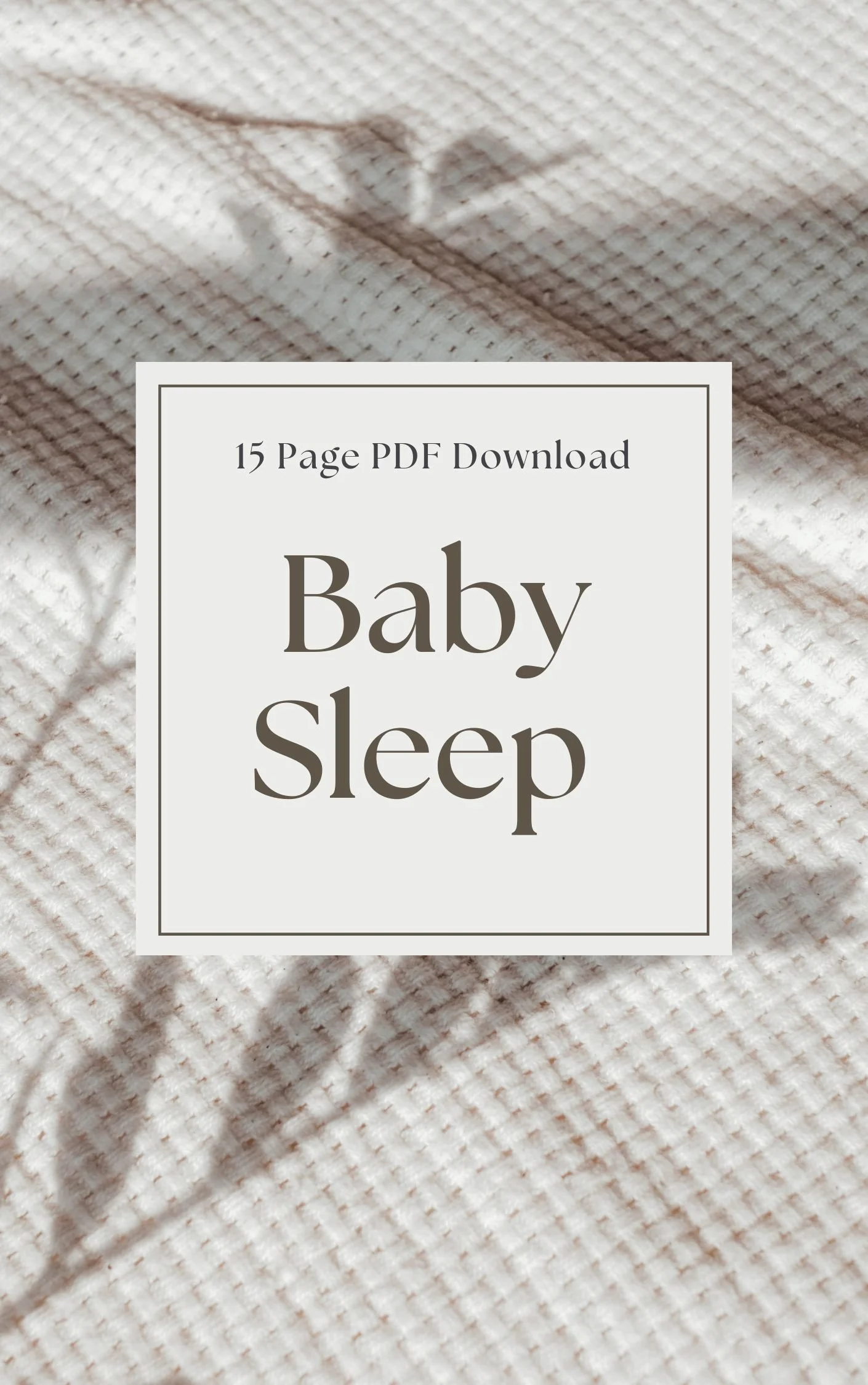 Baby Sleep Guide