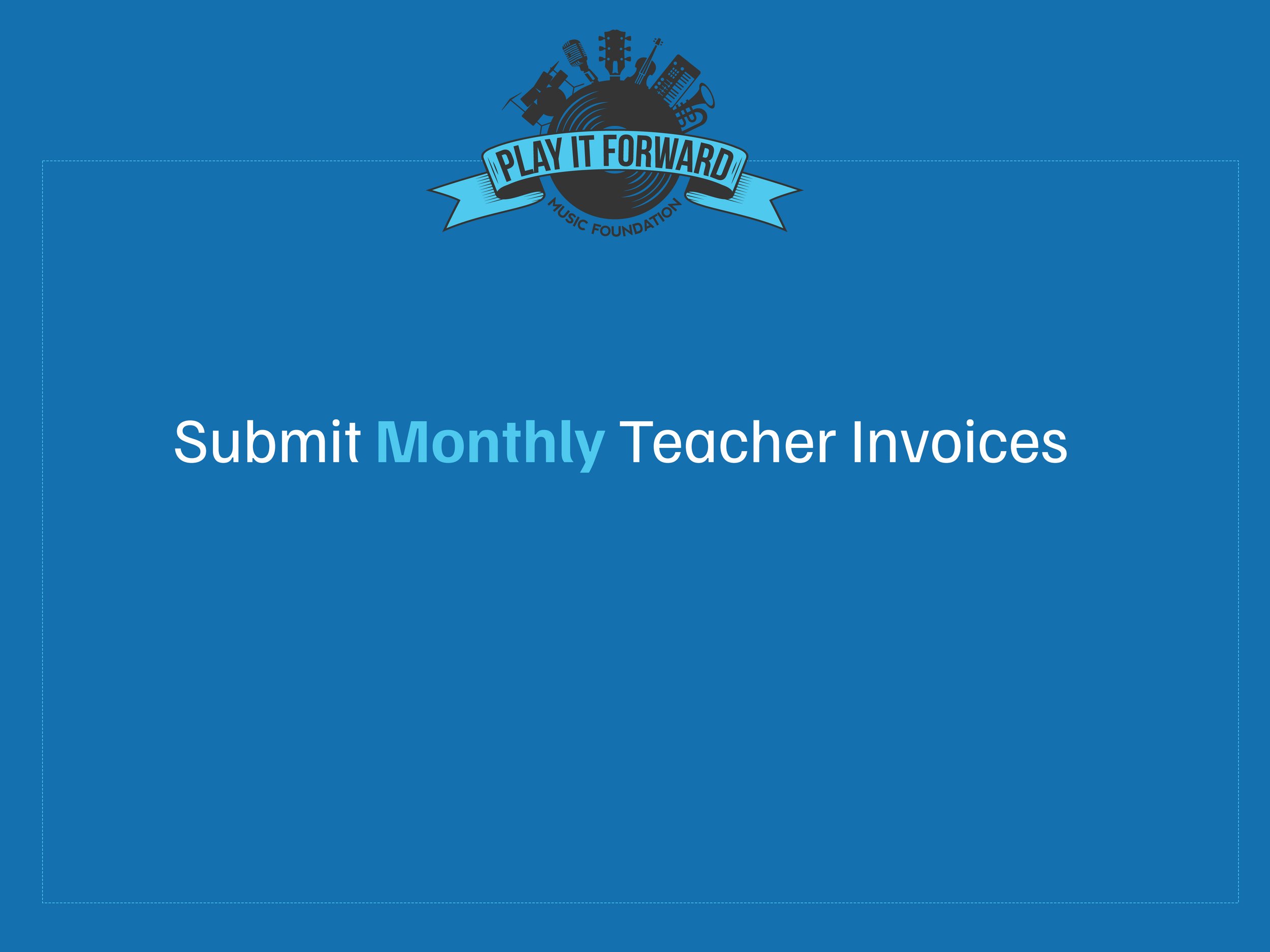 Teacher Invoices Due