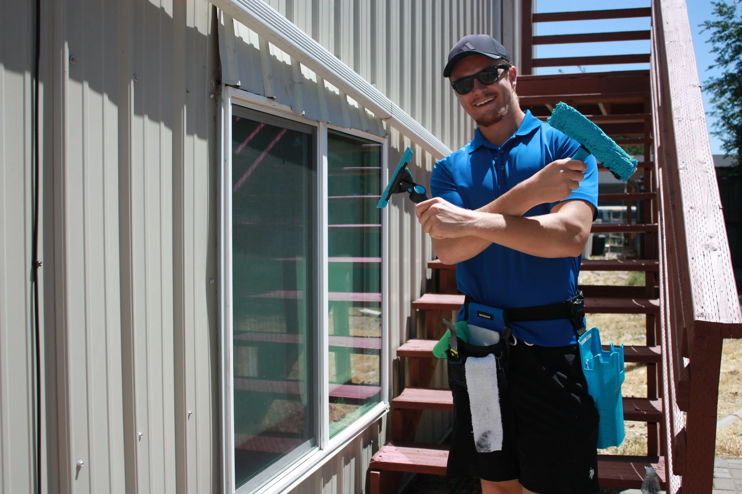 Window Cleaning and Pressure Washing job out in Nampa, Idaho for a residential client.