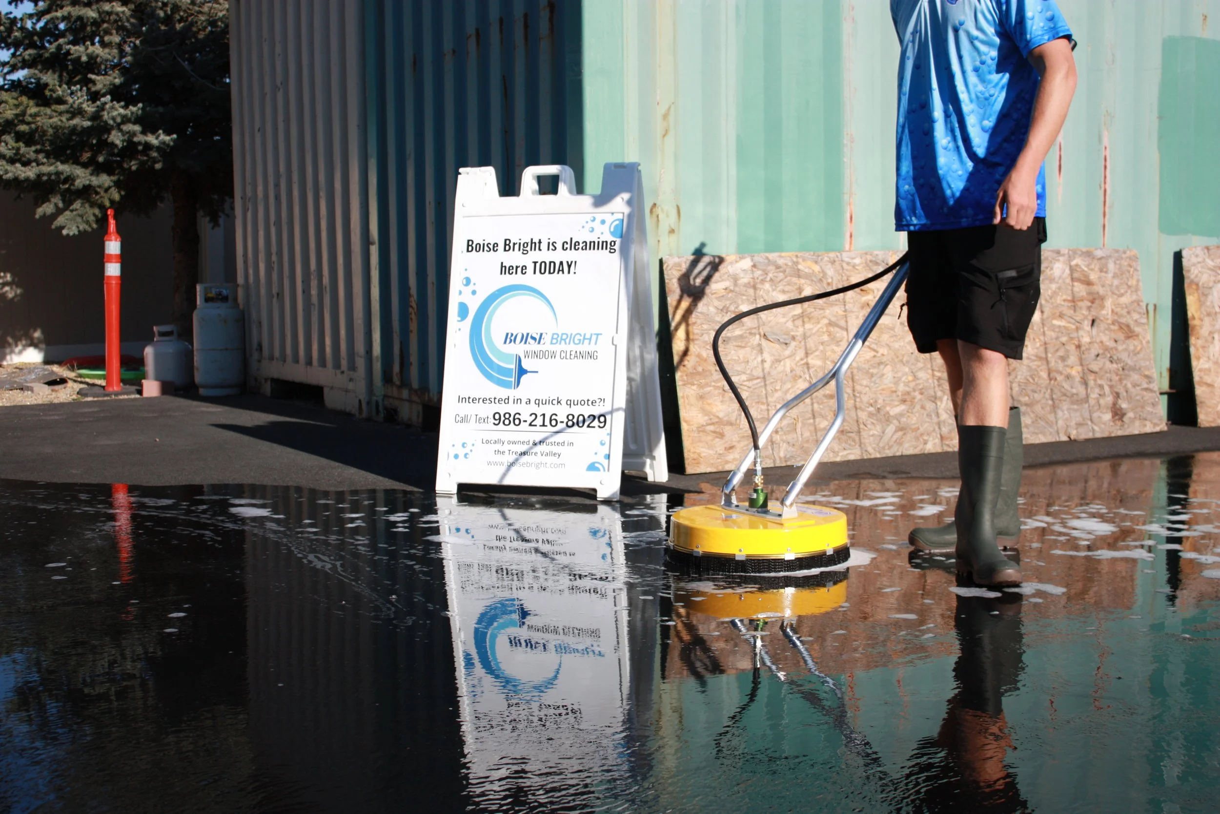 Pressure Washing Job in Nampa, Idaho