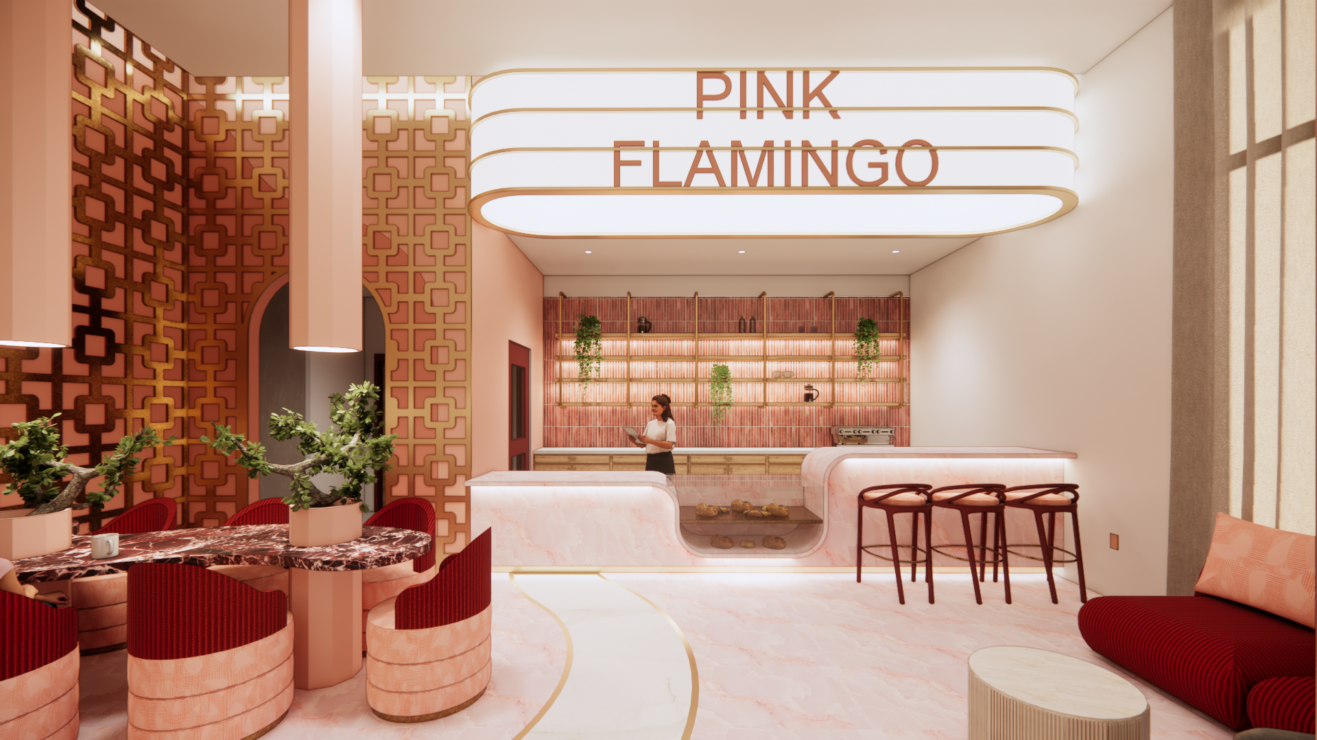 Pink Flamingo Cafe
