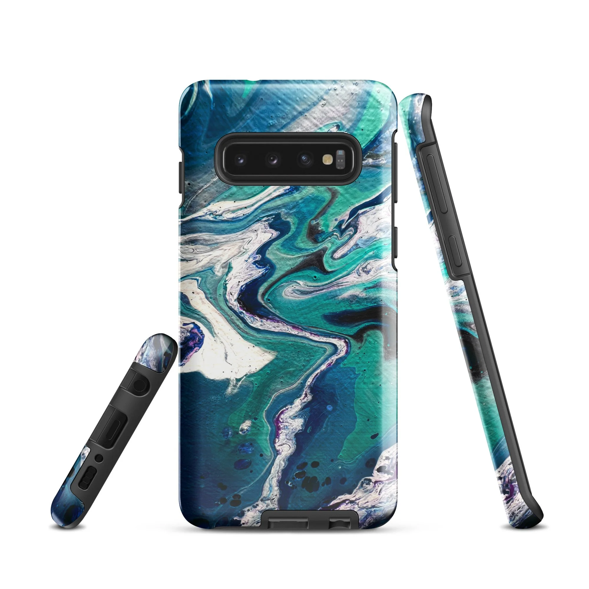 Tough Phone case for Samsung® - Original Fluid-Art - Blue Cay