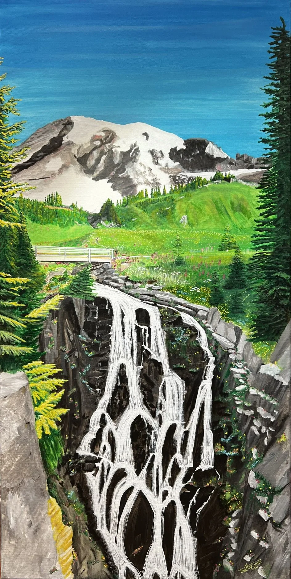 Full Myrtle Falls at Paradise painting 2026.jpeg