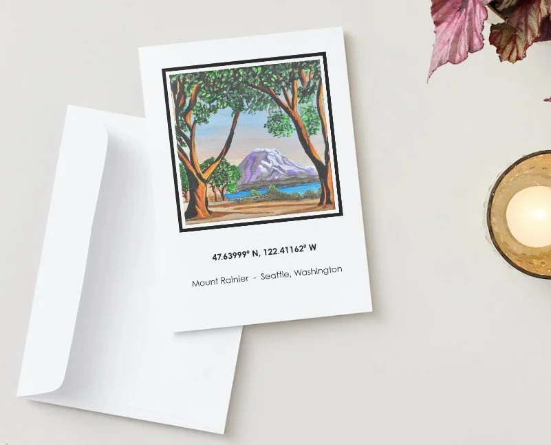 Rainier Madronas Trees blvd 5x7 card mock-up on desk.jpg