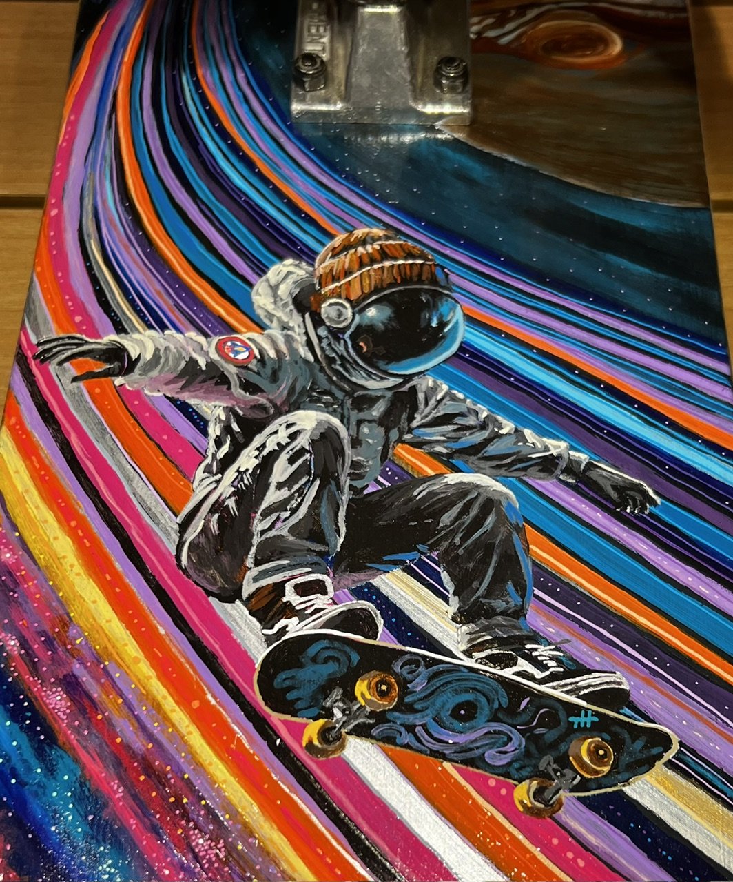 Skateboard Space Skater close up painting with wheels AUG2026.jpeg
