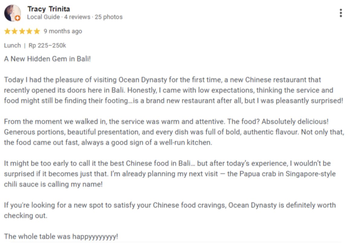 ocean dynasty review