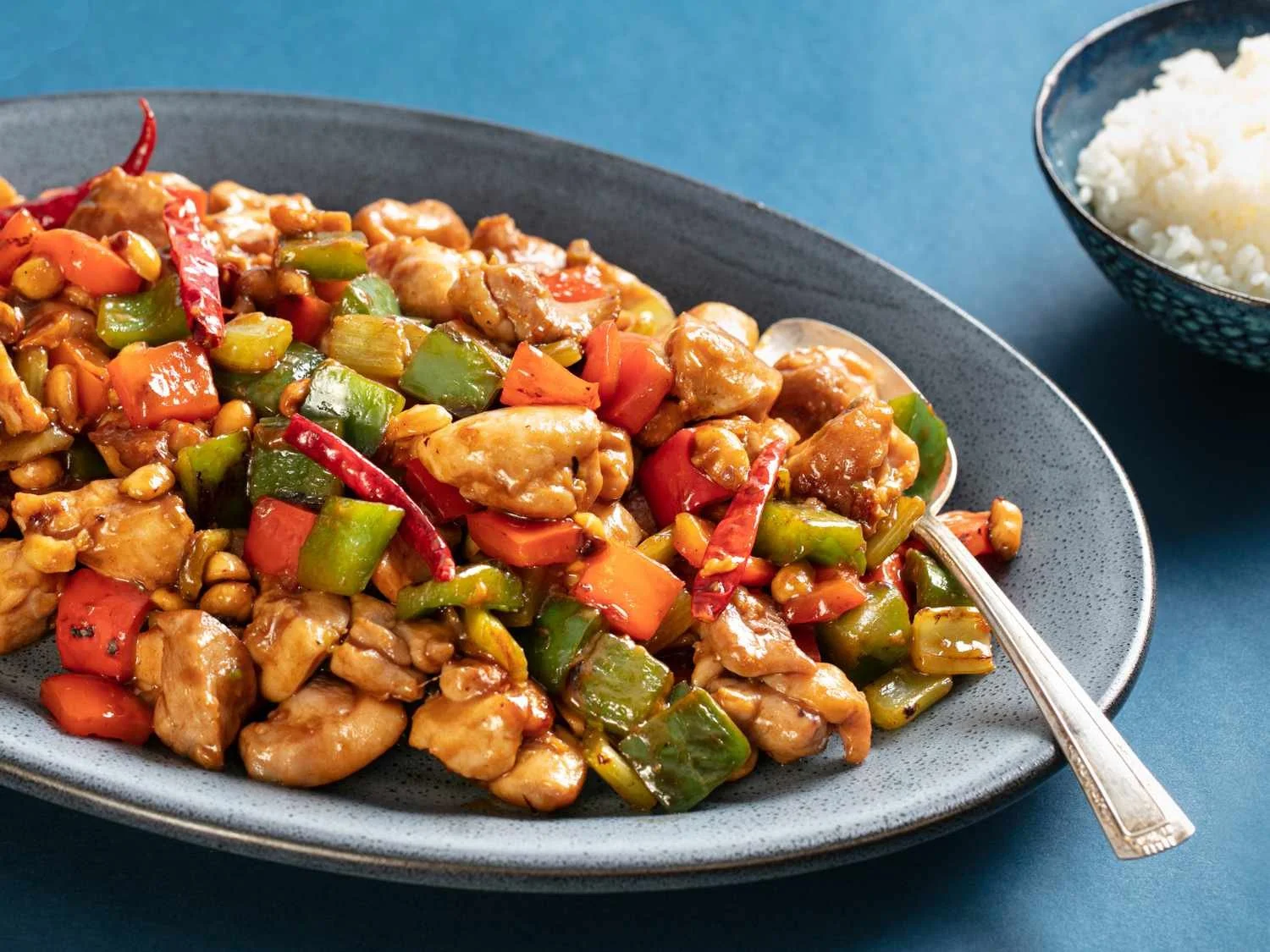Sauteed Diced Chicken with Kungpao Sauce