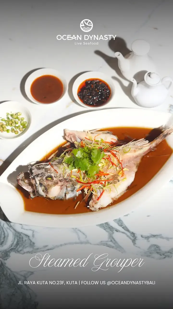 hong kong style steaming at ocean dynasty bali