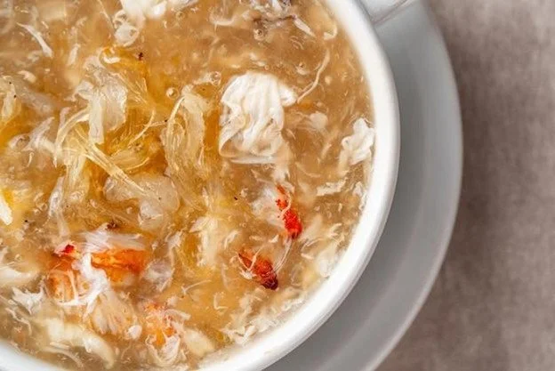 Double-Boiled Superior Shark’s Fin with Crabmeat Soup