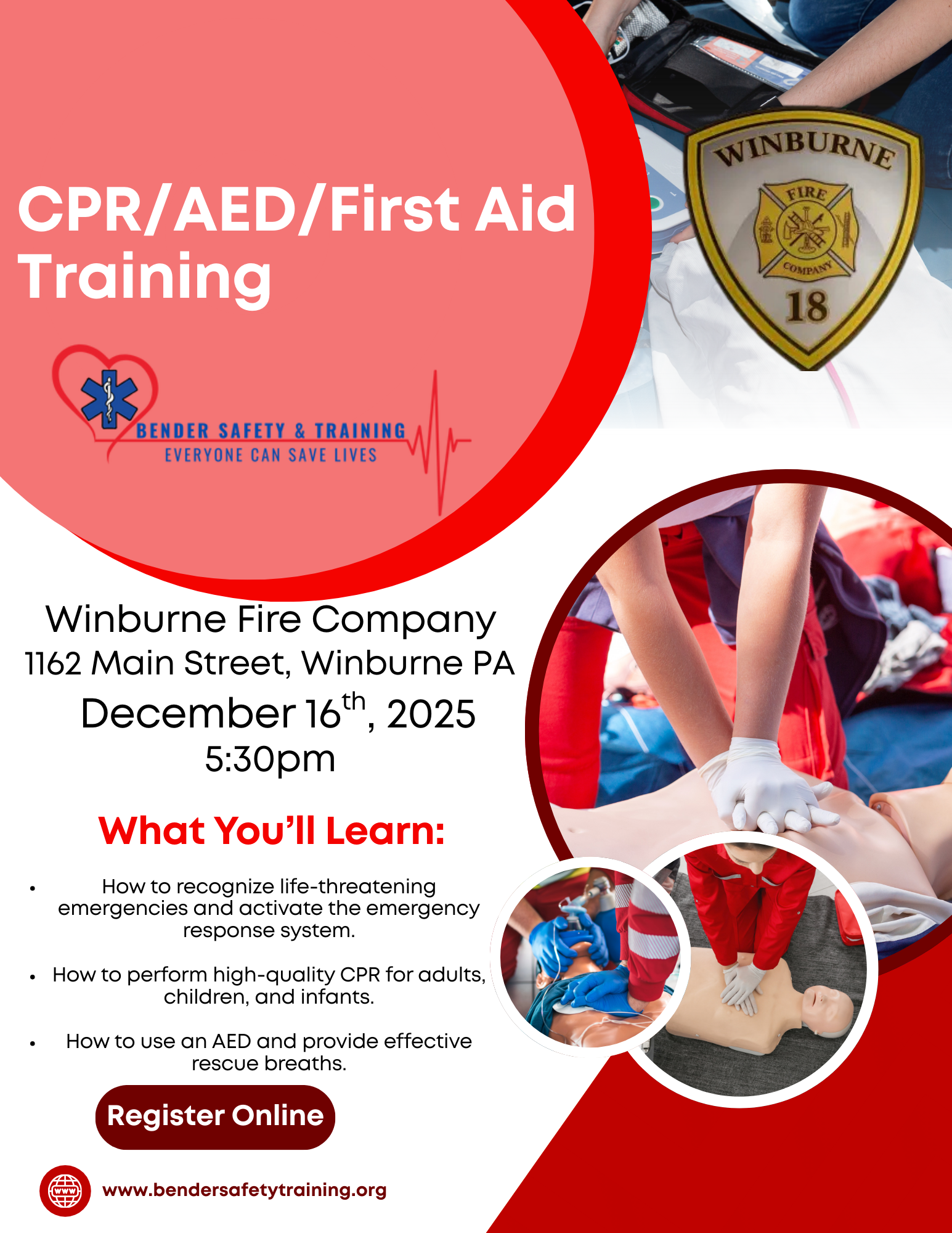 CPR/First Aid/AED Course