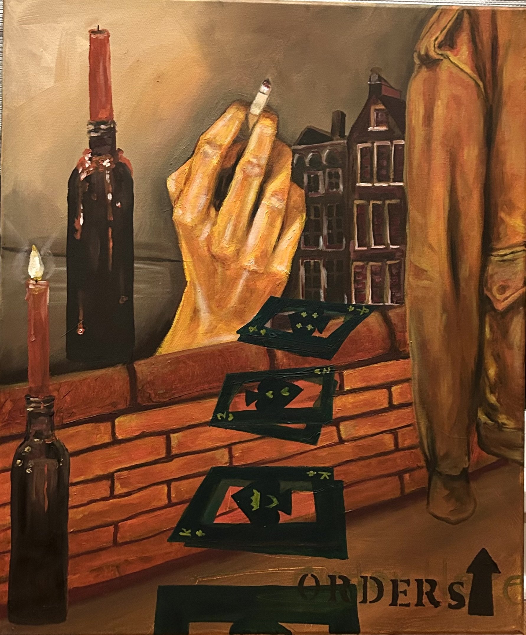 Amstertriptych II.
Oil on canvas-
24" x 30"