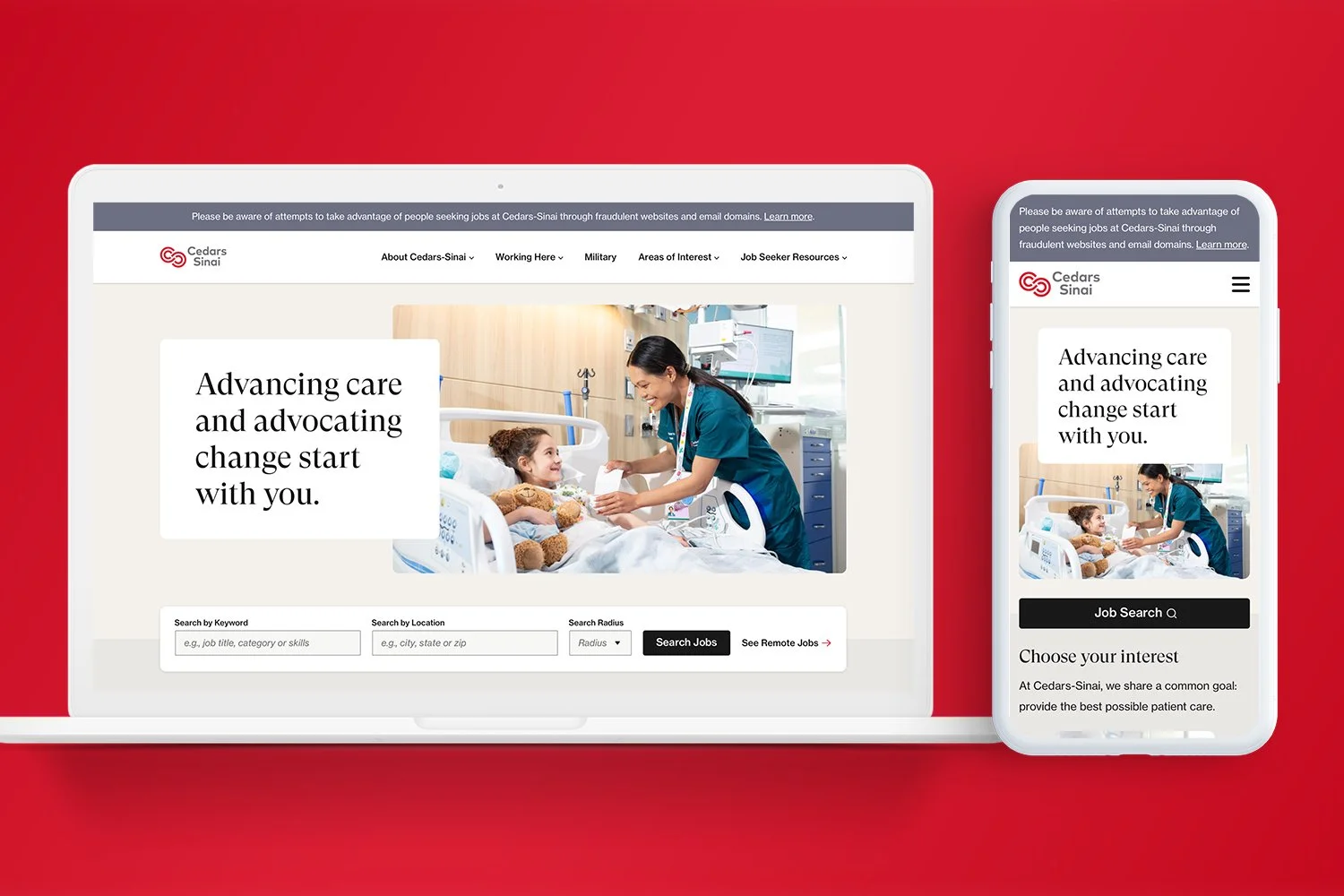 Cedars-Sinai Careers Website