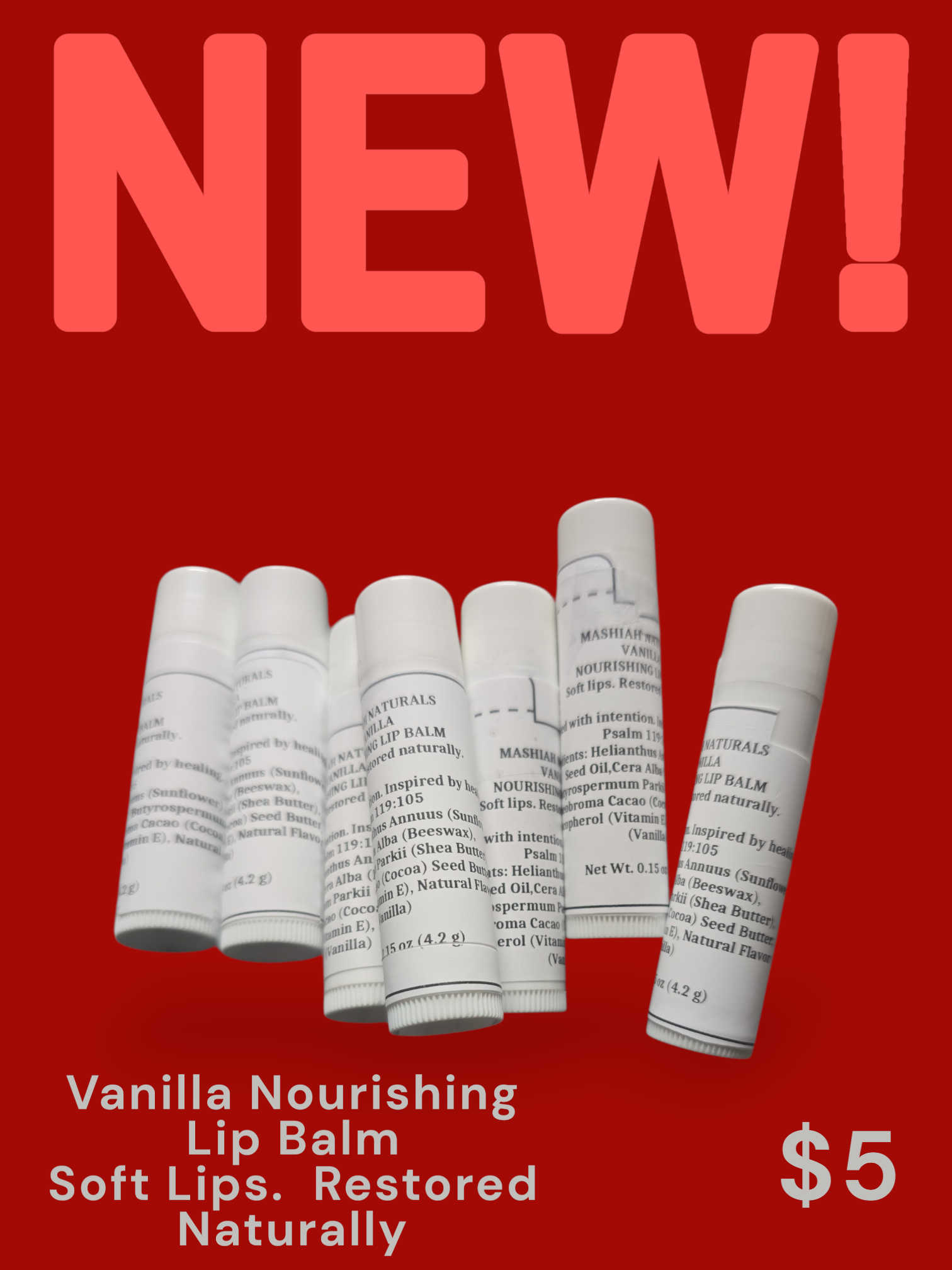 Nourishing Vanilla Restore Lip Balm