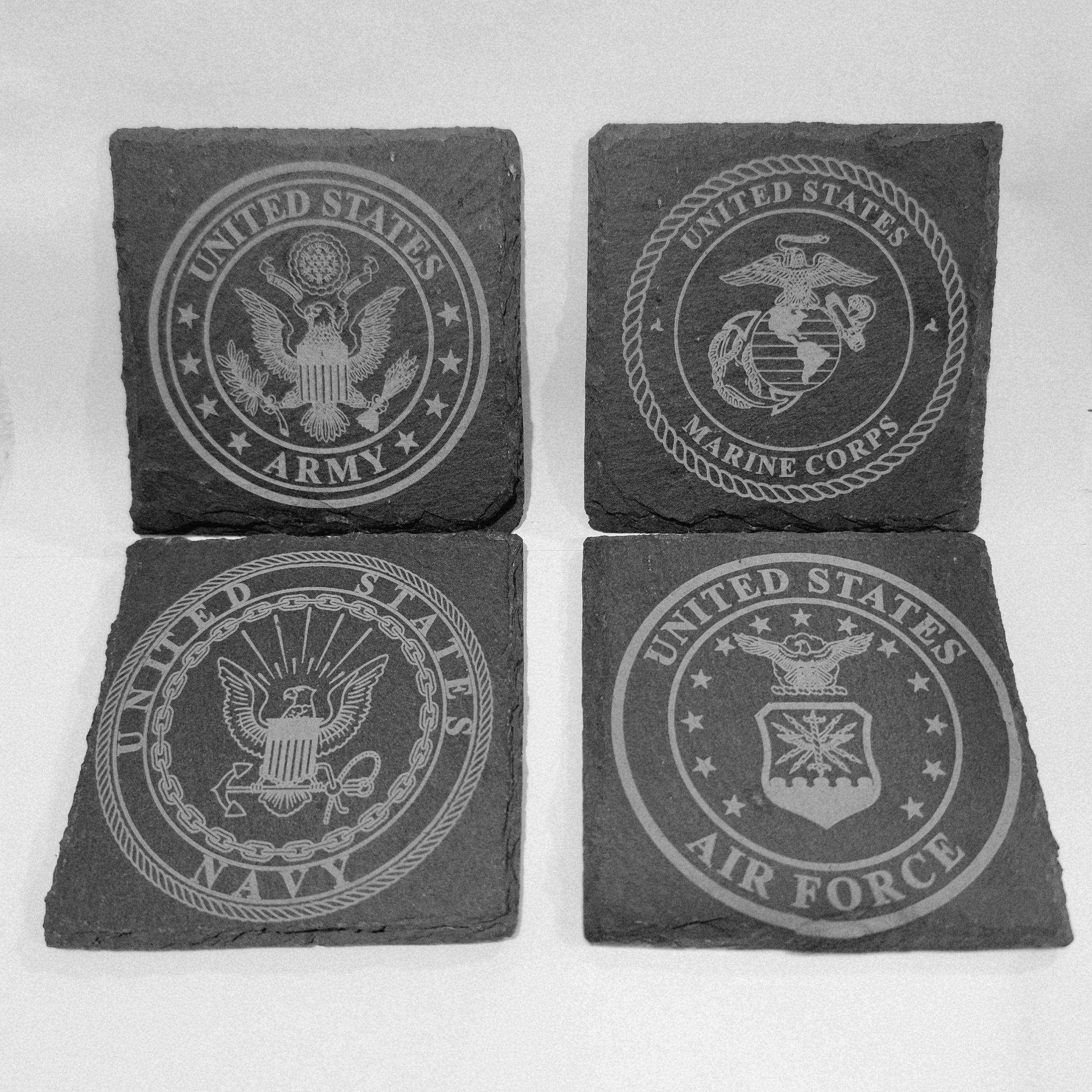 US Military Themed Drink Coasters