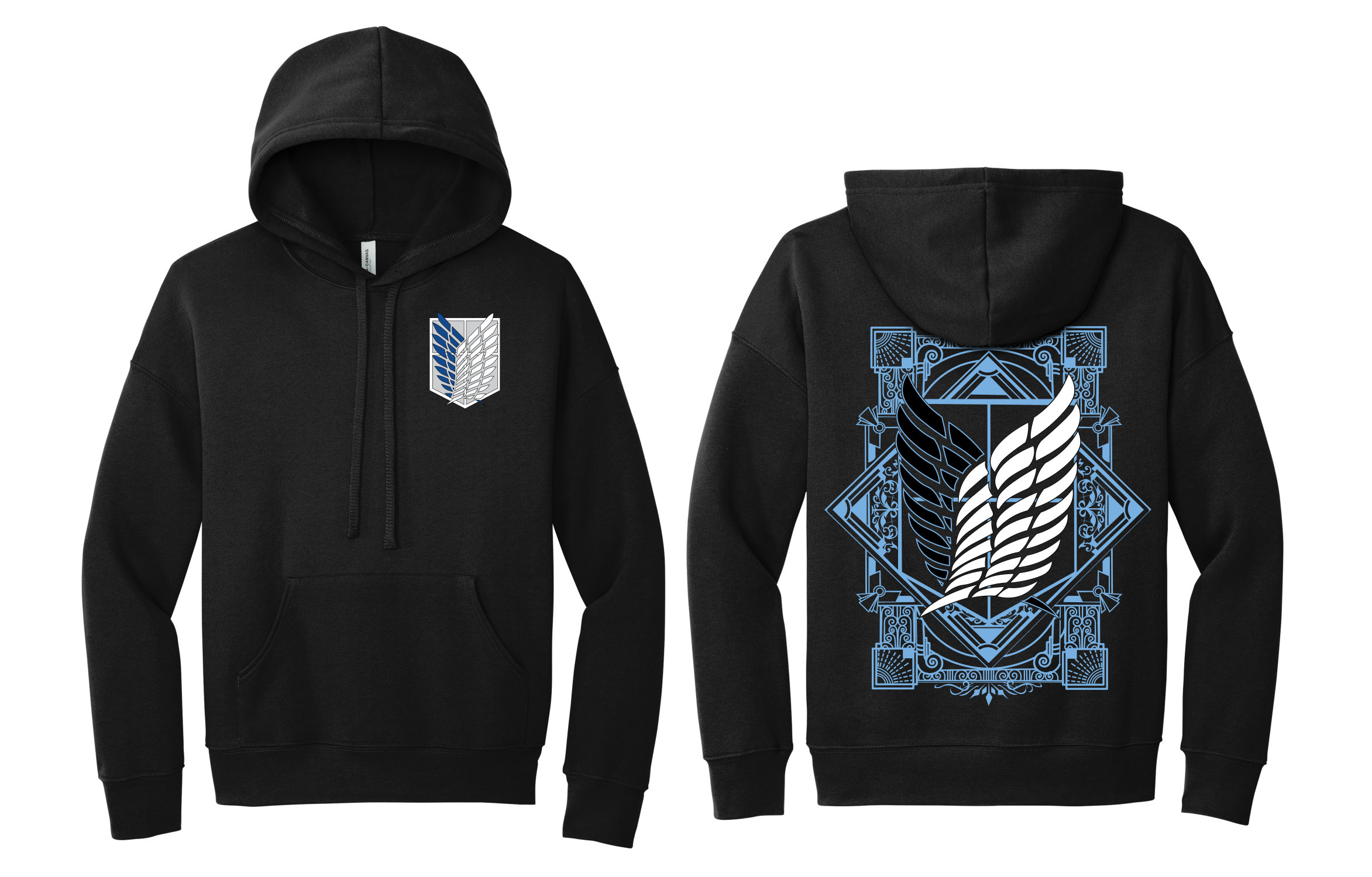 AOT: Wings of Freedom-Hoodie, Double Sided Design