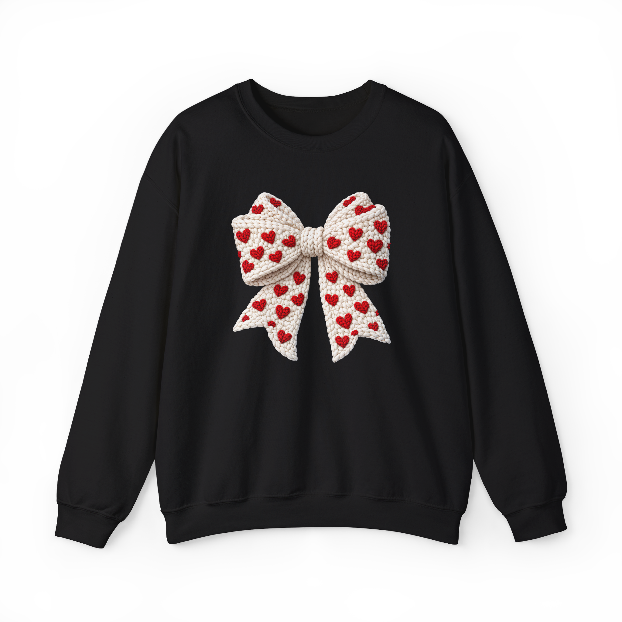 Yarn Crochet Valentines Day Sweatshirt