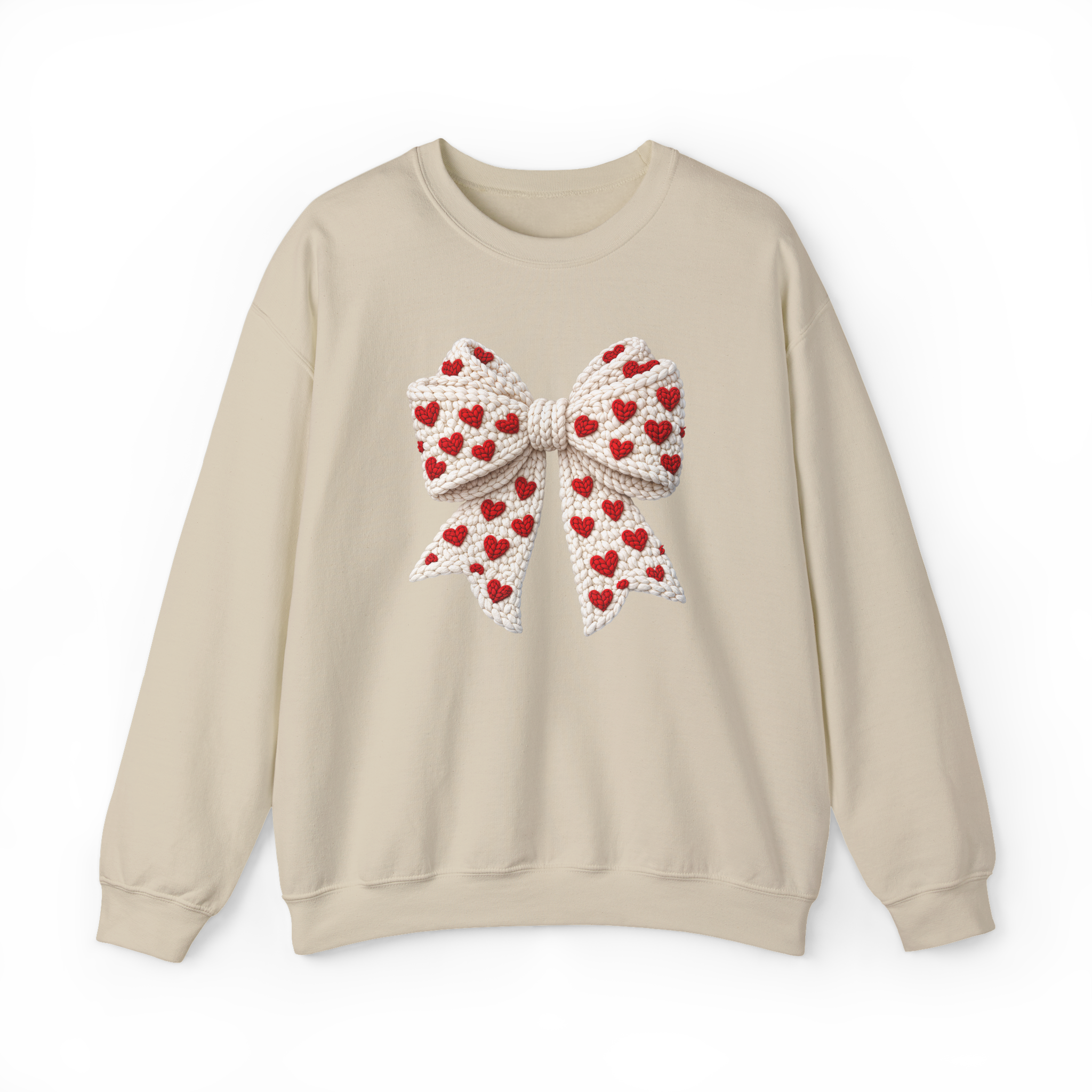 Yarn Crochet Valentines Day Sweatshirt