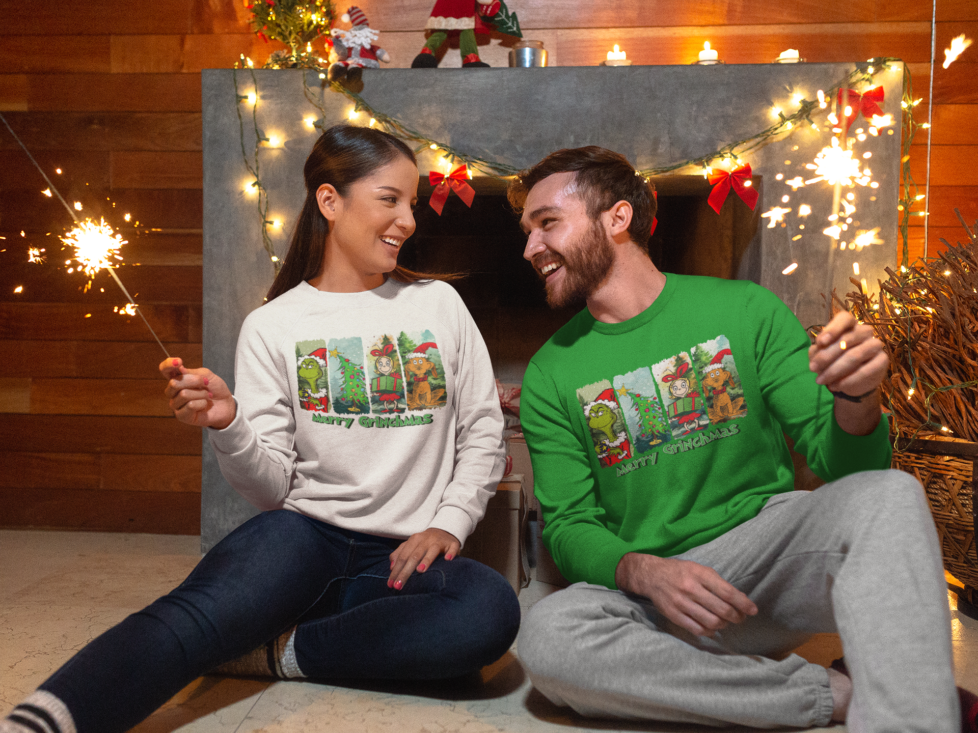 Holiday Grinch & Friends Crewneck Sweatshirt
