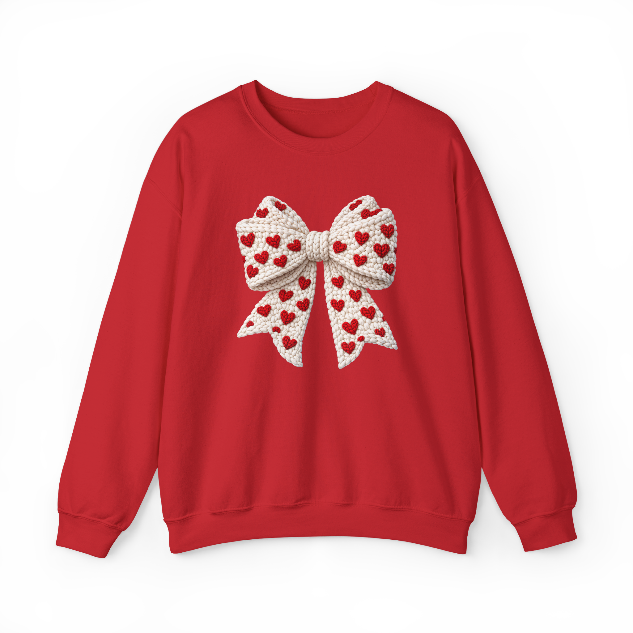 Yarn Crochet Valentines Day Sweatshirt