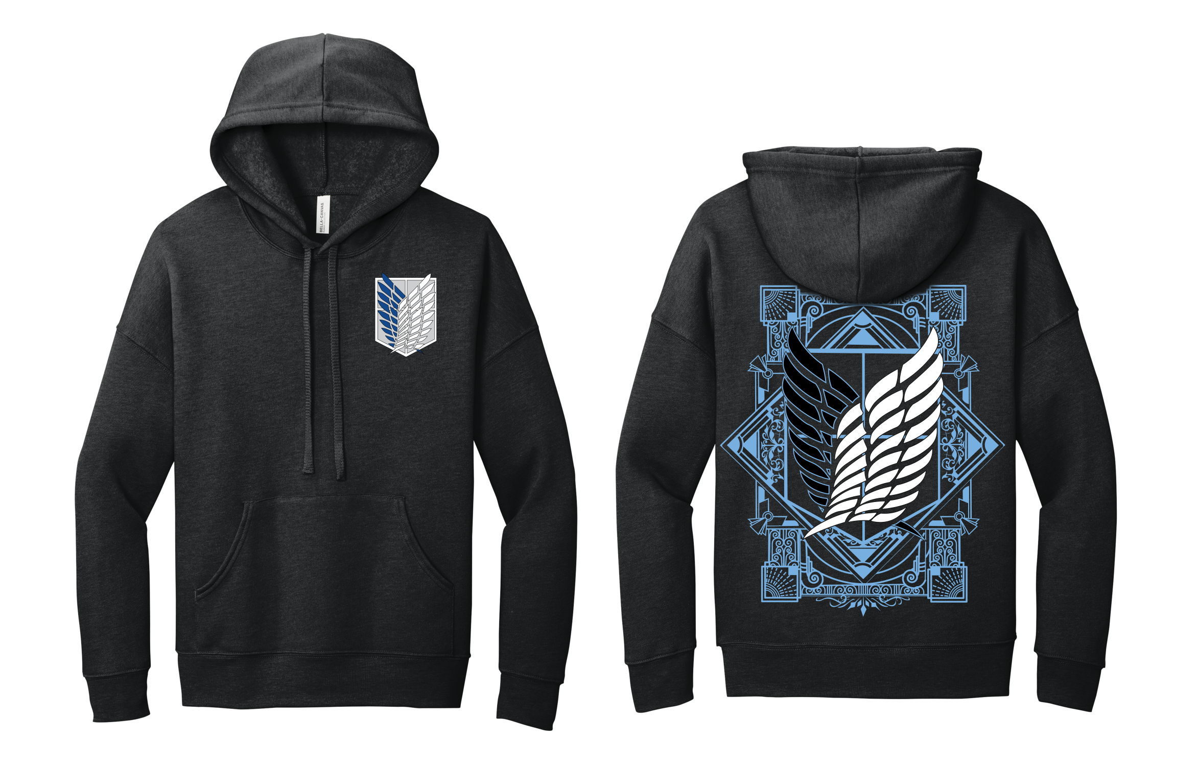 AOT: Wings of Freedom-Hoodie, Double Sided Design
