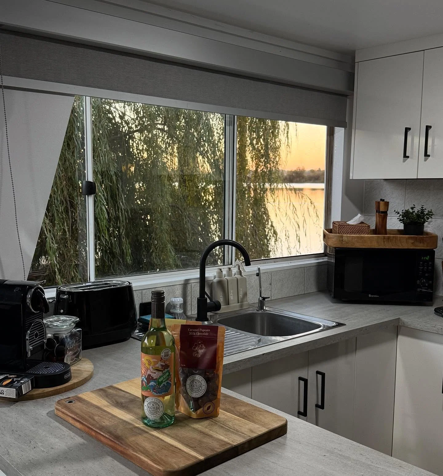 What a view out your kitchen window!