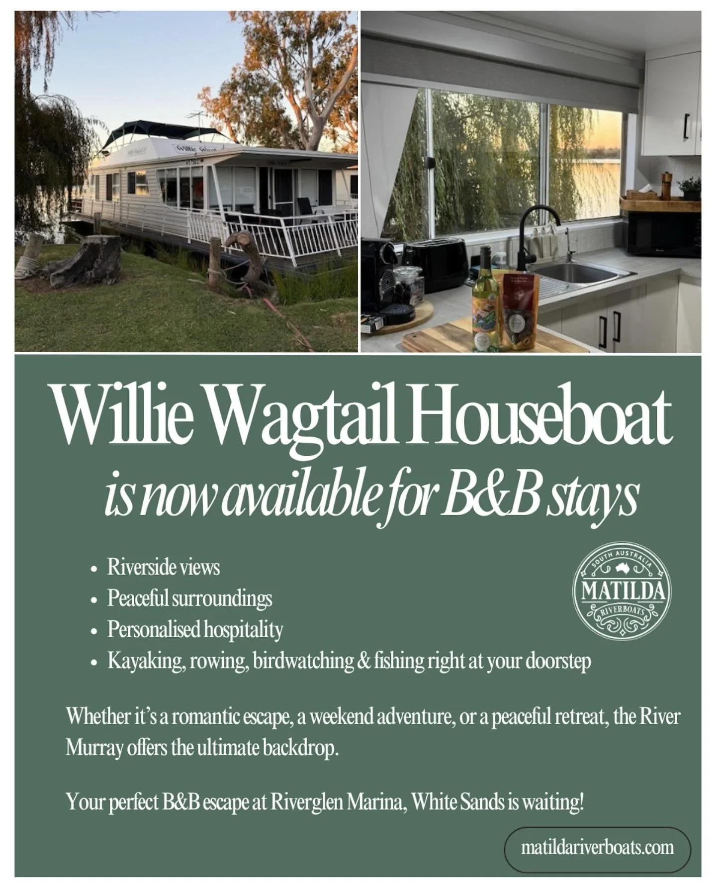 Let us host you on Willie Wagtail today!