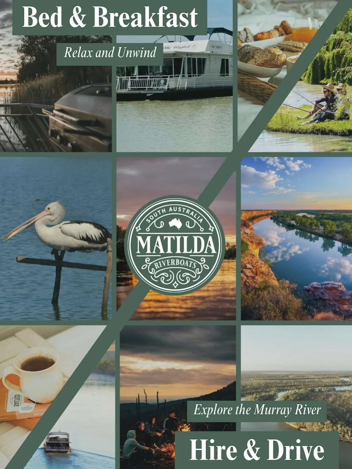 There are different ways to enjoy the Murray River. What would be your choice?