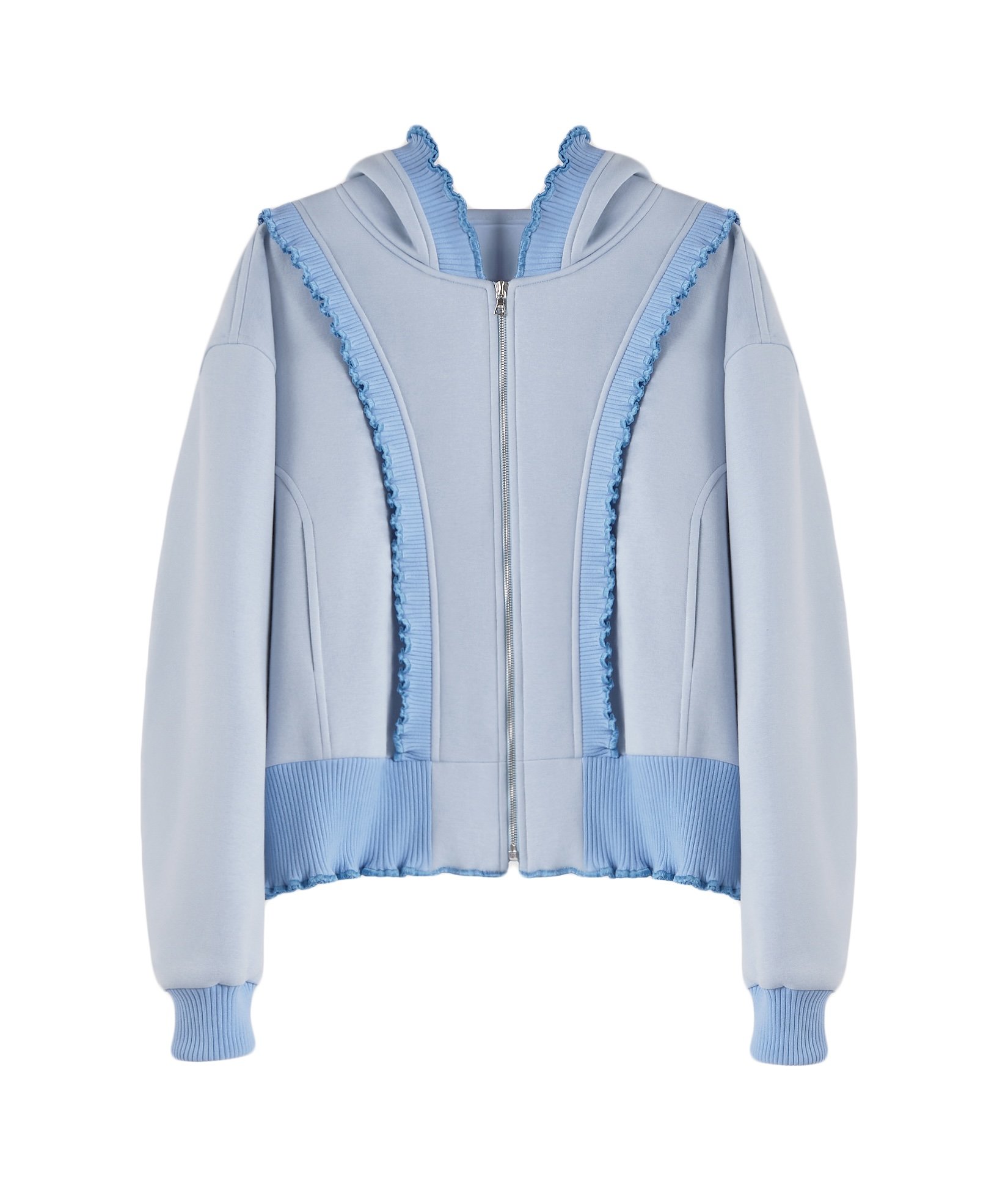 Bomber hoodie blue
