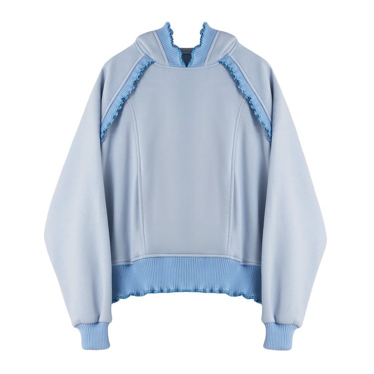 Raglan hoodie blue