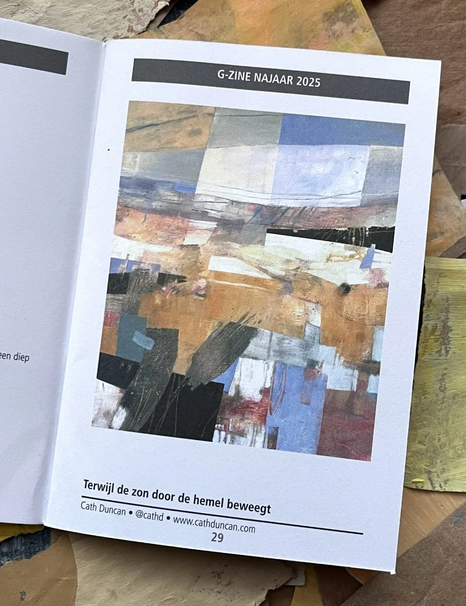 How cool to see my painting, &ldquo;As The Sun Moves Through The Sky&rdquo; featured in Gerstaecker&rsquo;s art magazine showcasing &ldquo;40 Established and Emerging Artists.&rdquo;. 

Thanks for the feature, @gerstaecker_nl !

🏷️ Art magazine, cre