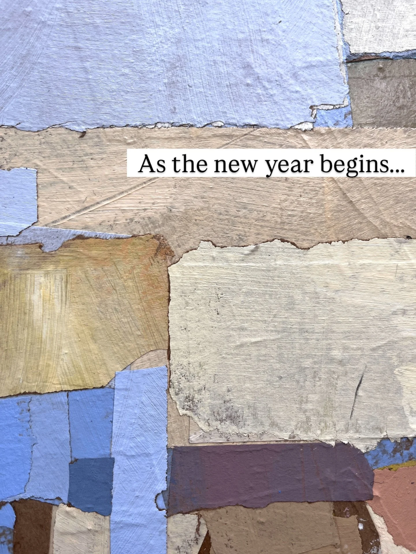 We&rsquo;re enjoying a lovely slow start to the year because heavy slow has brought the Netherlands to a standstill. 

As I finish the final preparations for my exhibition opening next week, I&rsquo;m thinking about what I want to create this year&he
