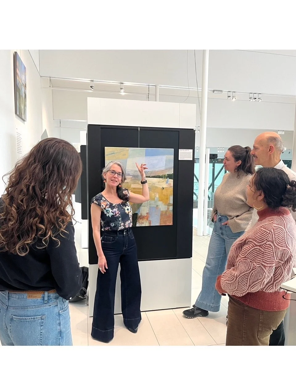 Today was a wonderful full day of leading tours of my exhibition and talking art and life with a bunch of lovely creatives, deeply curious thinkers, and big hearts. 

I even managed a whole tour in Dutch - a big milestone for me in my immigration jou