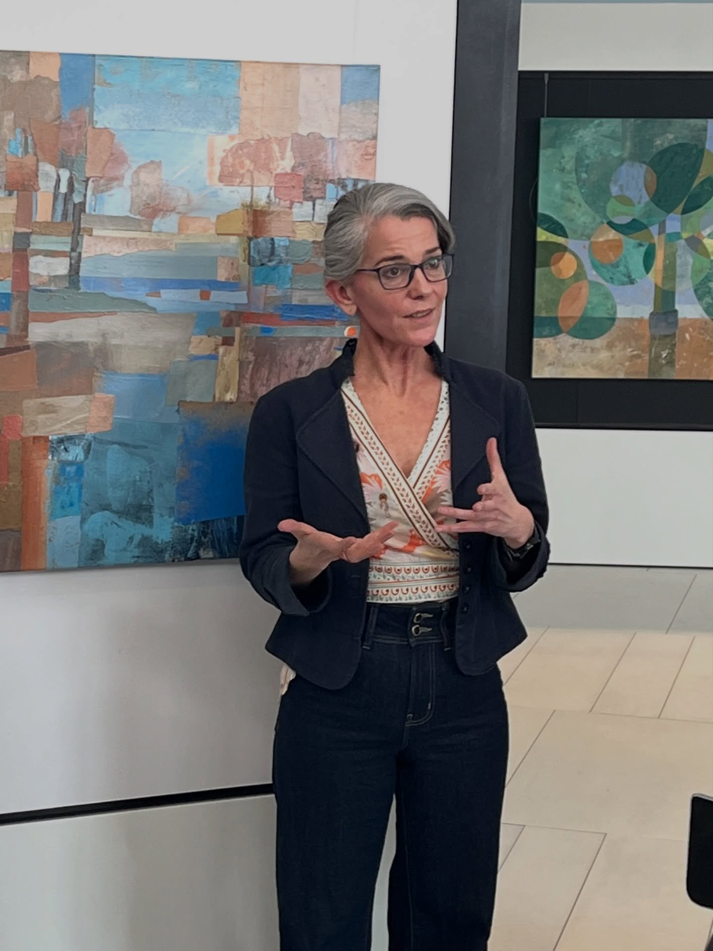 Thank you to the wonderful group of ladies who visited my TOPOPHILIA exhibition yesterday for a &ldquo;Rondleiding&rdquo; of my art and a gezellig lunch together. Your enthusiastic responses to the artworks, your fascinated questions, your passion fo