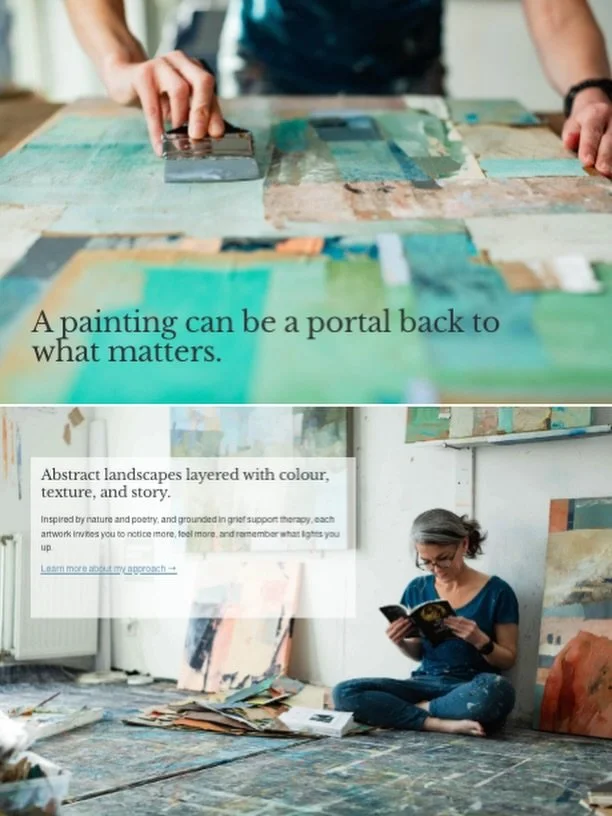 If you visit my website, you&rsquo;ll find it freshly decluttered and redesigned - built to let the art breathe, and to better share my inspiration, story, and process. 

A huge thank you to photographer Shelby McCabe @sweepingpetals  for her beautif