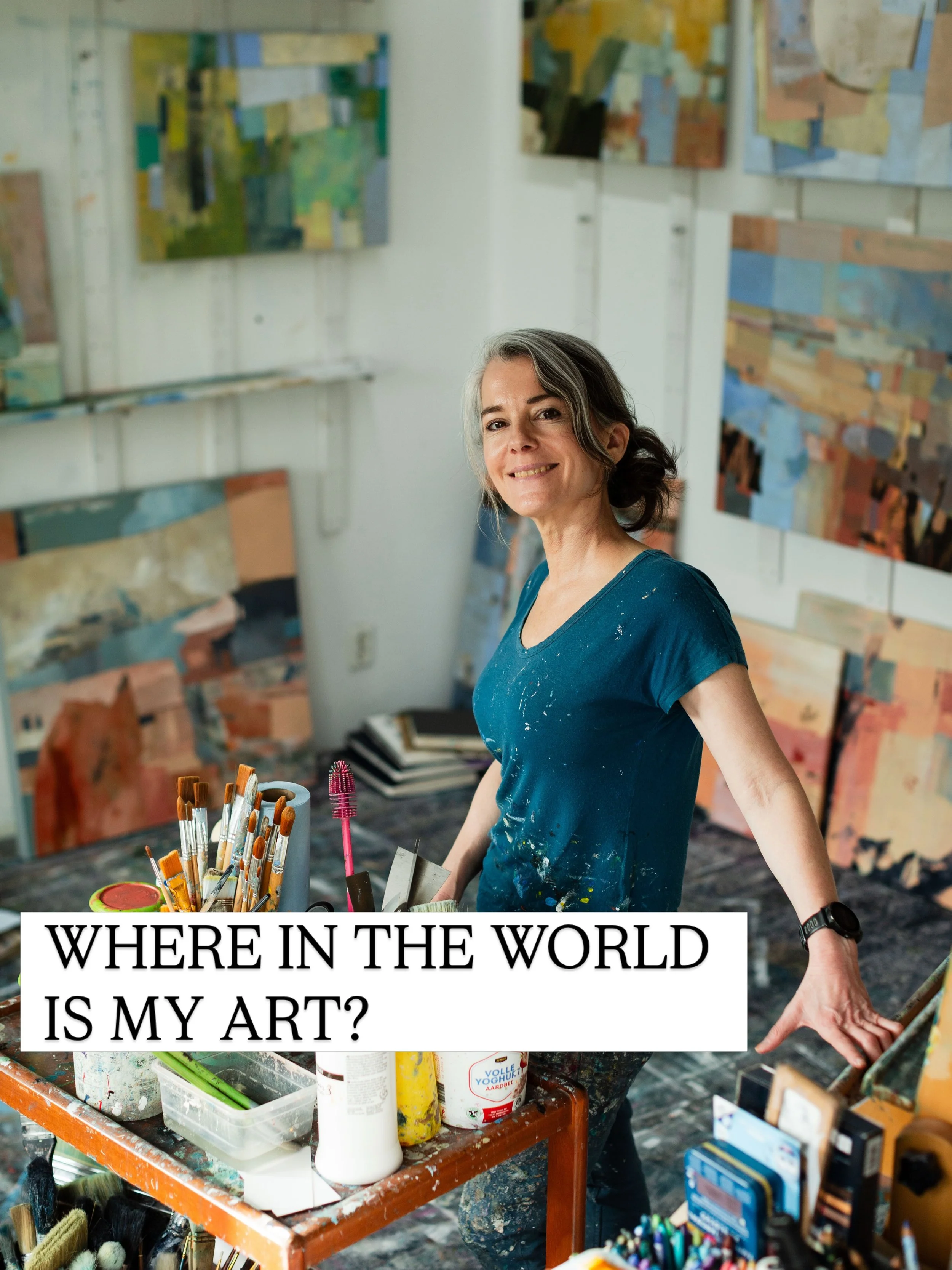 One of my clever friends suggested I make a map of all the cities my art has flown to, so I did! 

Click on the &ldquo;Where in the world is my art?&rdquo; link in my bio to go to the interactive map I made. 

You&rsquo;ll be able to move around, zoo