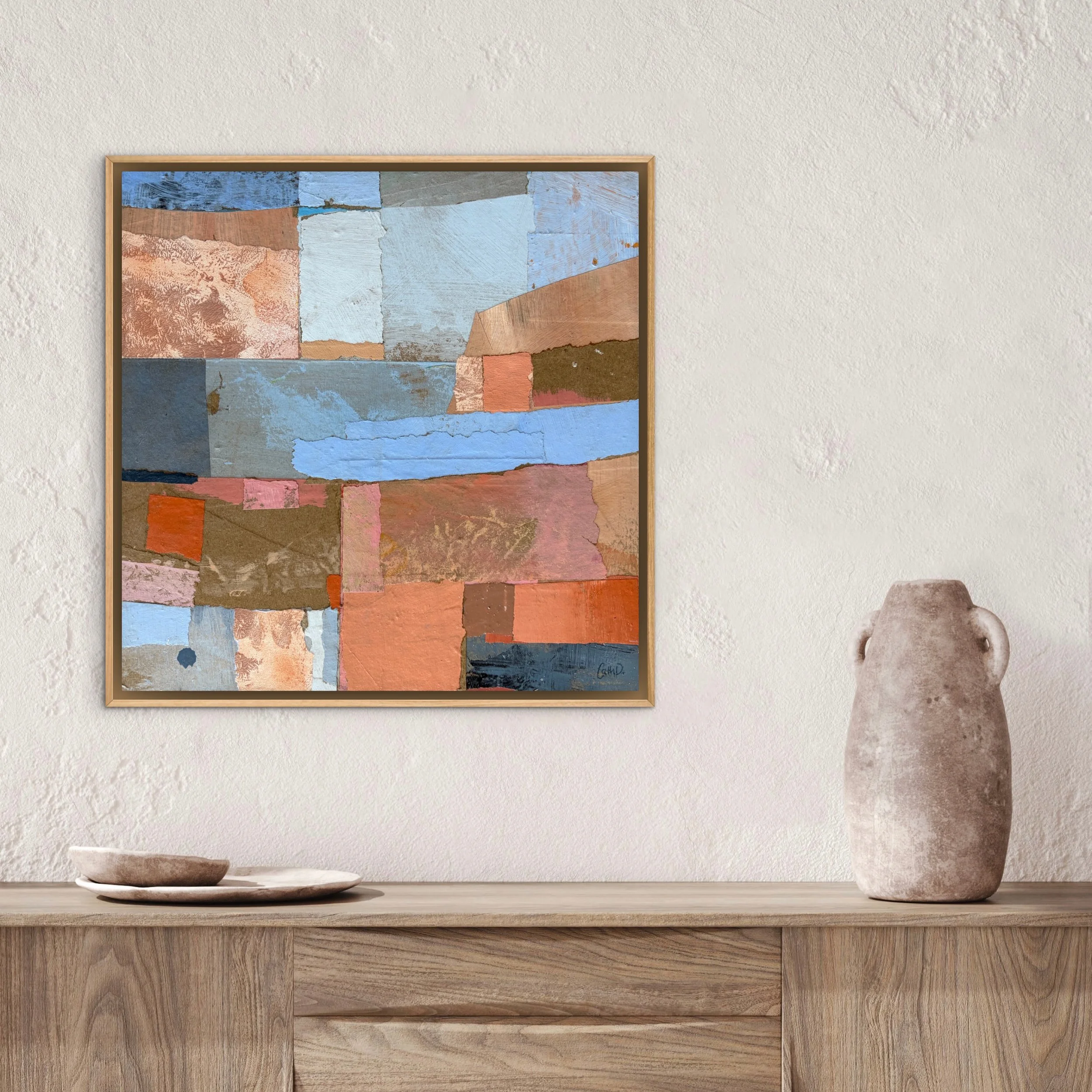This small artwork was chosen over the weekend by a special soul in the USA who shares my love for the intersections of creativity and the healing arts. I packed it carefully this morning and sent it off with much love this afternoon.

The artwork is