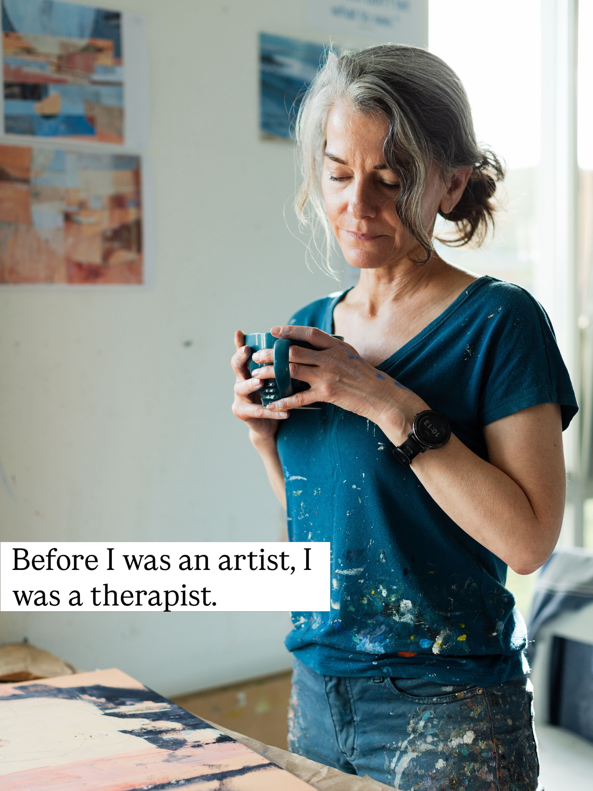 I spent many years as a grief support therapist before I became a full-time artist six years ago. Those years of sitting with people&rsquo;s grief and resilience became a wellspring of courage when loss entered my own life. And it&rsquo;s shaped the 