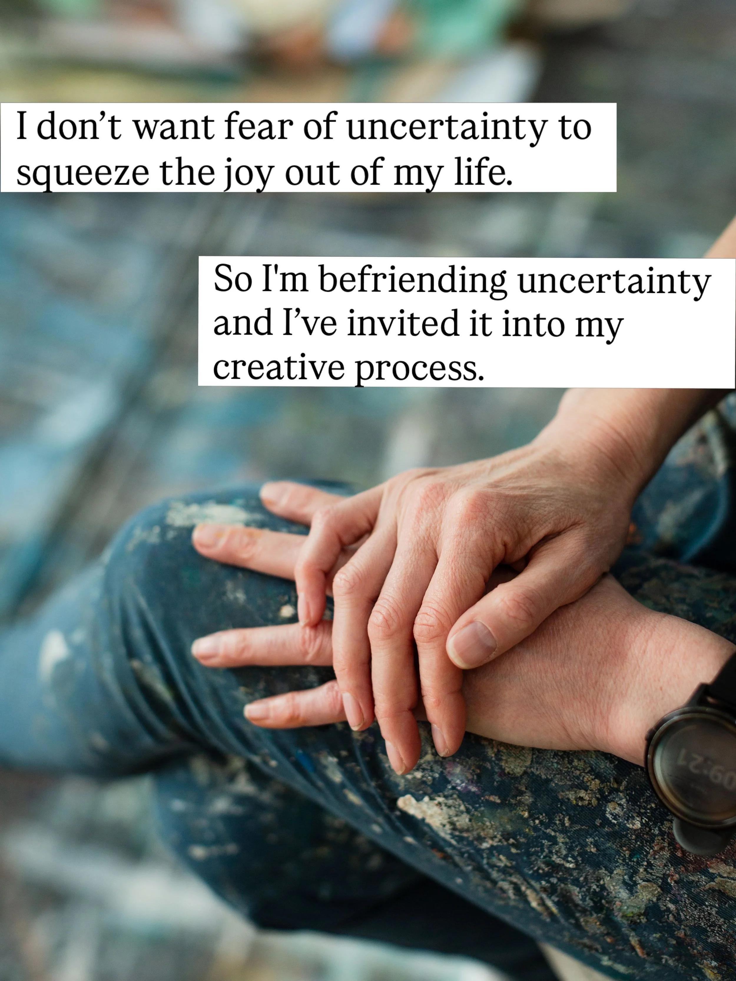 Trauma and loss had me trying to plan, predict, and control everything. And I still often do, honestly, in a lot of areas of my life - it&rsquo;s how I secured diagnoses for the two rare illnesses I live with, got good care, kept myself and my family